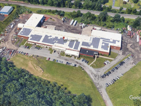 Google Earth provided aerial photo of 500 Four Rod Road, Berlin, CT - 2020