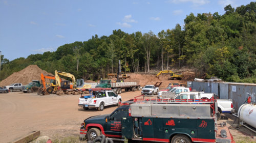 Construction for additional potential building